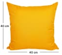 JACK Dekokissen 40x40cm Outdoor Lounge Kissen Gelb Wasserabweisend Bild 3