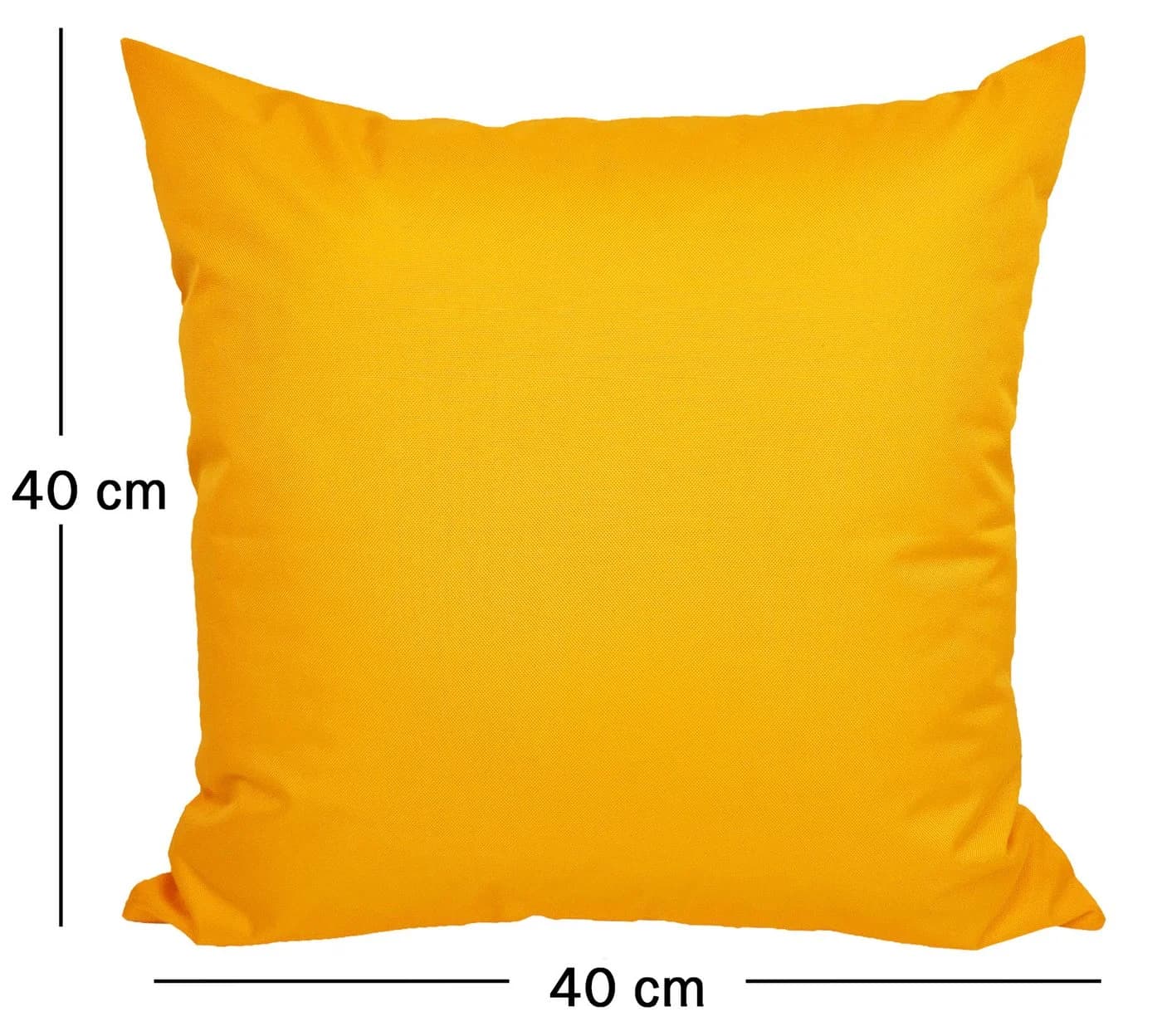 JACK Dekokissen 40x40cm Outdoor Lounge Kissen Gelb Wasserabweisend - Bild 3