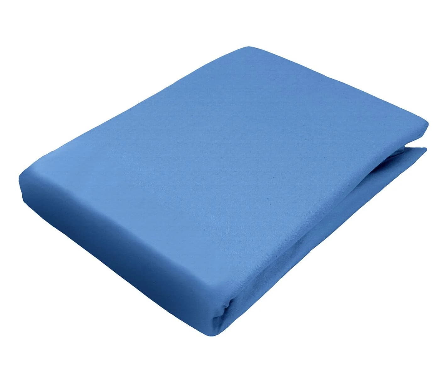 JACK Spannbettlaken Satin Uni Blau Rundumgummizug - Bild 2