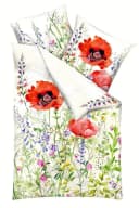JACK Bettwäsche Summer Fields Rot Mohn Mako Satin 2-teilig Bild 2