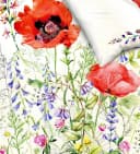 JACK Bettwäsche Summer Fields Rot Mohn Mako Satin 2-teilig Bild 3