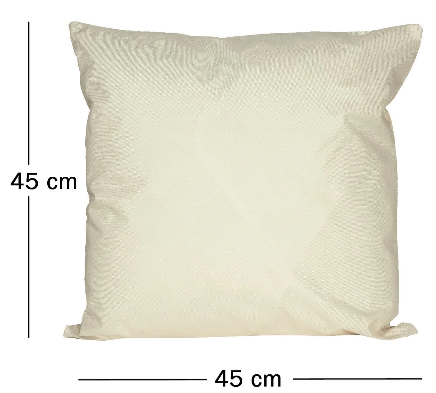 JACK Dekokissen 45x45cm Outdoor Lounge Kissen Beige Wasserabweisend - Bild 3