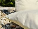 JACK Dekokissen 45x45cm Outdoor Lounge Kissen Beige Wasserabweisend Bild 4