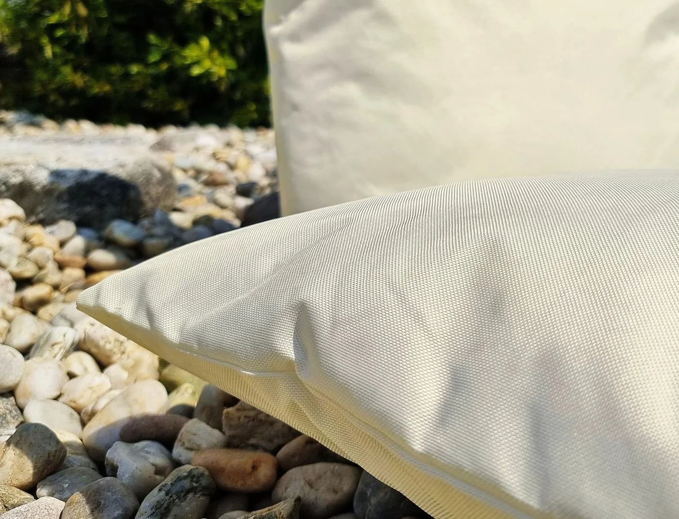 JACK Dekokissen 45x45cm Outdoor Lounge Kissen Beige Wasserabweisend - Bild 4