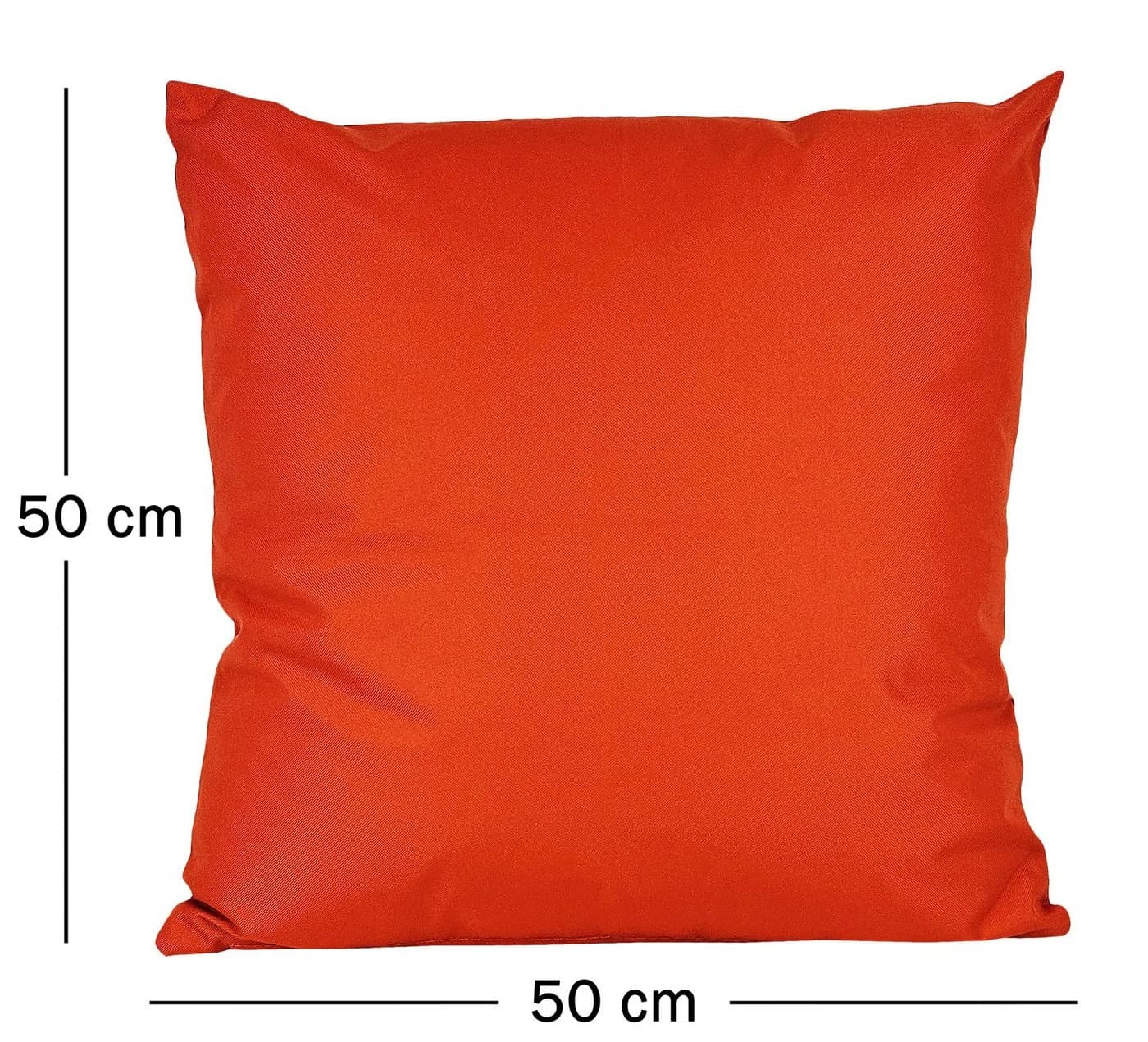JACK Dekokissen 50x50cm Orange Outdoor Lounge Kissen mit XXL Füllung - Bild 3