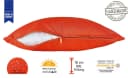 JACK Dekokissen 50x50cm Orange Outdoor Lounge Kissen mit XXL Füllung Bild 5