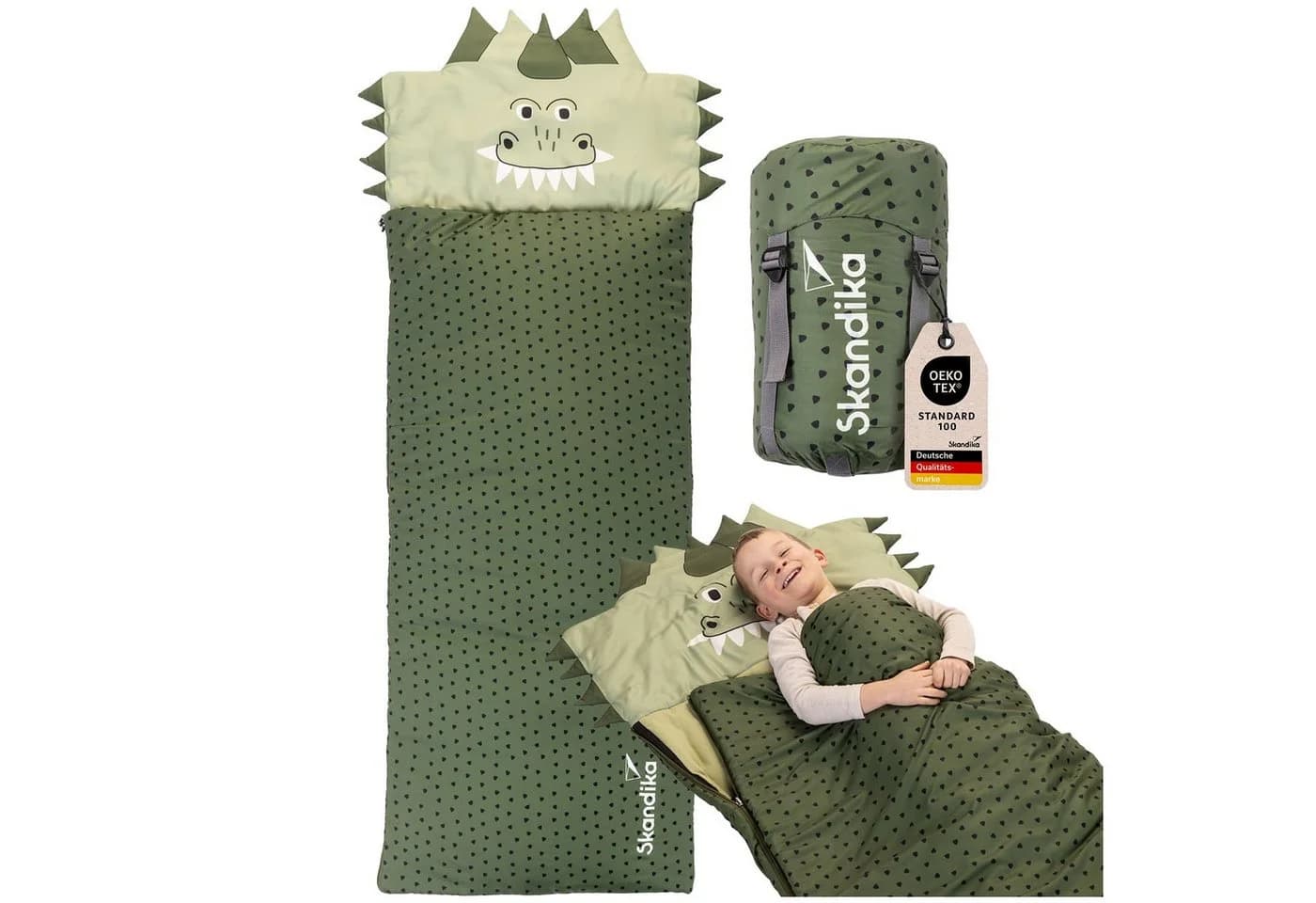 Skandika Schlafsack Soti Dinosaurier Design Baumwolle - Bild 2
