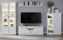 trendteam Wohnwand Baxter 4-teilig Weiß Landhaus Bild 1