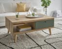 Furn.Design Couchtisch Juna Salbei Grün Eiche Dekor mit 2 Schubladen Bild 1