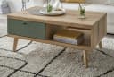 Furn.Design Couchtisch Juna Salbei Grün Eiche Dekor mit 2 Schubladen Bild 2