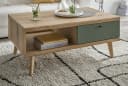 Furn.Design Couchtisch Juna Salbei Grün Eiche Dekor mit 2 Schubladen Bild 4