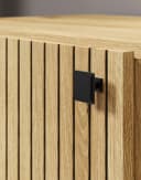 Furn.Design Badschrank Bliss Eiche Schwarz 80cm Bild 3