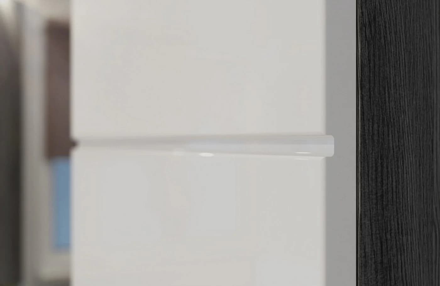 Inn.Furn Waschmaschinenschrank Shawn Weiß Hochglanz Rauchsilber - Bild 4