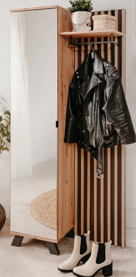 Furn.Design Kompaktgarderobe Madem mit Spiegel und Schuhschrank - Bild 2