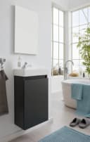 Furn.Design Badmöbel-Set Winny Grau Komplett-Set mit Waschbecken Bild 1