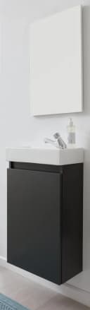 Furn.Design Badmöbel-Set Winny Grau Komplett-Set mit Waschbecken Bild 2