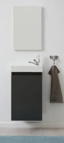 Furn.Design Badmöbel-Set Winny Grau Komplett-Set mit Waschbecken Bild 5