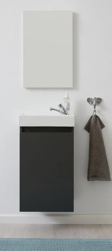 Furn.Design Badmöbel-Set Winny Grau Komplett-Set mit Waschbecken - Bild 5