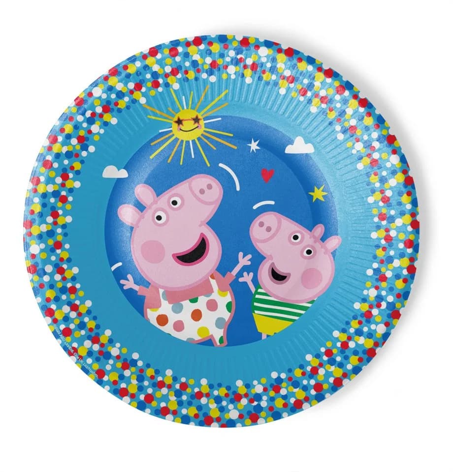 Party Factory Peppa Pig Party-Set Einweggeschirr 36-teilig für 8 Personen - Bild 3