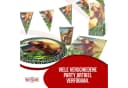 Party Factory Dino Partyset 37-tlg. Geschirr-Set für 8 Personen Bild 5