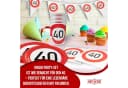 Party Factory Geschirr-Set Happy Birthday 40 – 37-tlg. Verkehrsschild-Design Bild 1