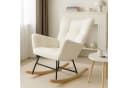 Allyson Schaukelstuhl Beige bis 150 kg belastbar Bild 1