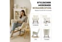 Allyson Schaukelstuhl Beige bis 150 kg belastbar Bild 5