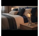 Signature Home Collection Dackel Tischlampe Sand Polyresin Bild 3