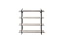 Present Time Wandregal Metall 4 Ebenen Beige/Schwarz Modern Bild 4