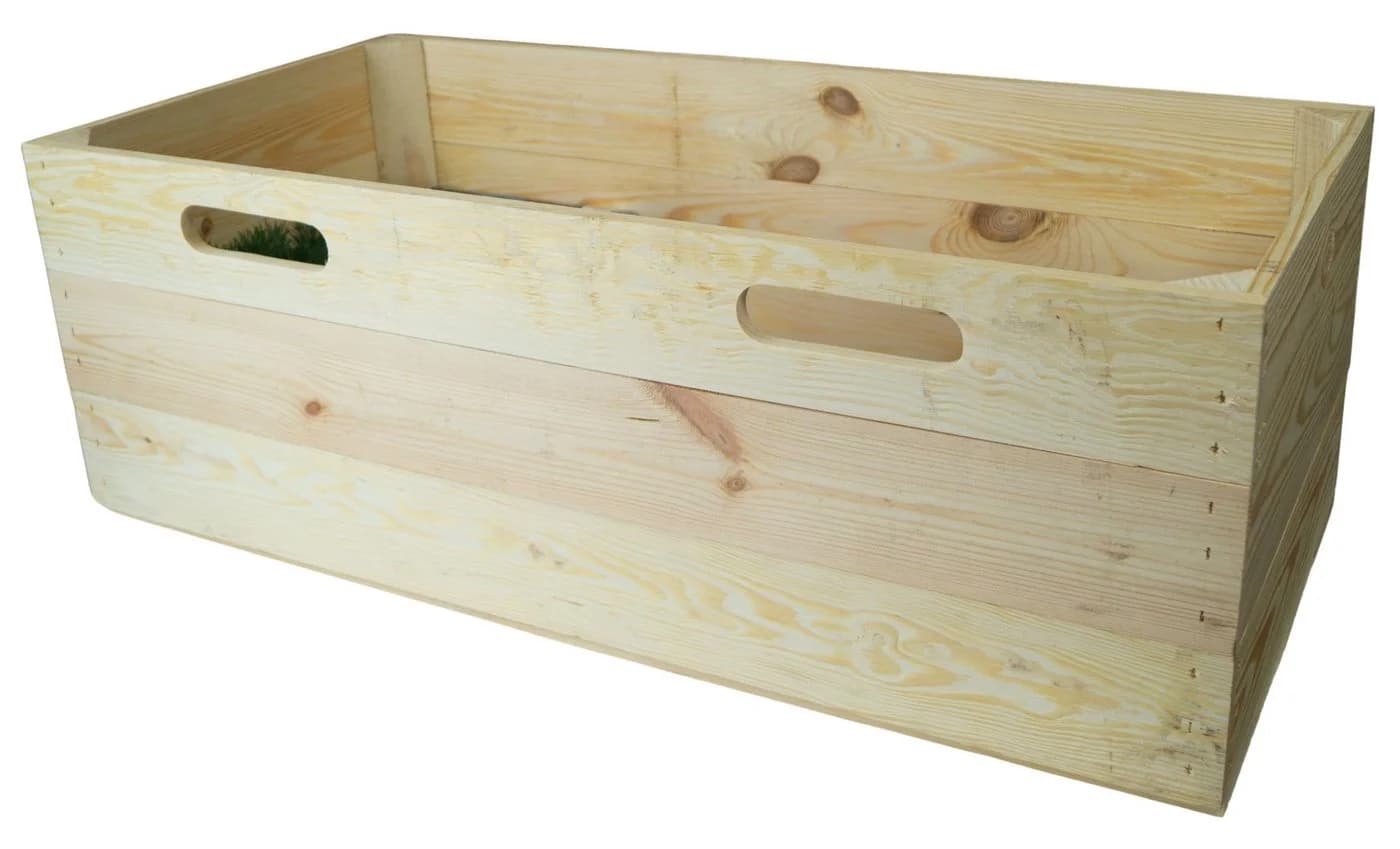 Kistenkolli Altes Land Holzkiste Natur für Billy-Regal - Bild 3