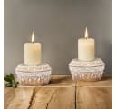 Marrakesch Orient & Mediterran Interior Tischkerzenhalter Boho Deko Teelichthalter Anasuya Handarbeit Bild 1