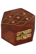 Marrakesch Orient & Mediterran Interior Schmuckkasten 2er Set Massivholz Messing Bild 3