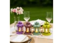 Marrakesch Eolea Teelichthalter 4er Set Bunt Metall Glas Bild 1