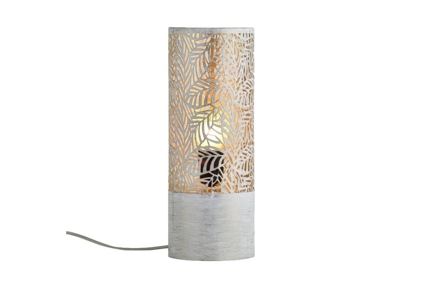 Marrakesch Orient & Mediterran Interior Nachttischlampe Boho Deko Tischlampe Verdure Klein Weiss, E27 - Bild 2