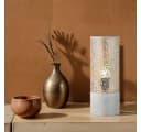 Marrakesch Orient & Mediterran Interior Nachttischlampe Boho Deko Tischlampe Verdure Klein Weiss, E27 Bild 4