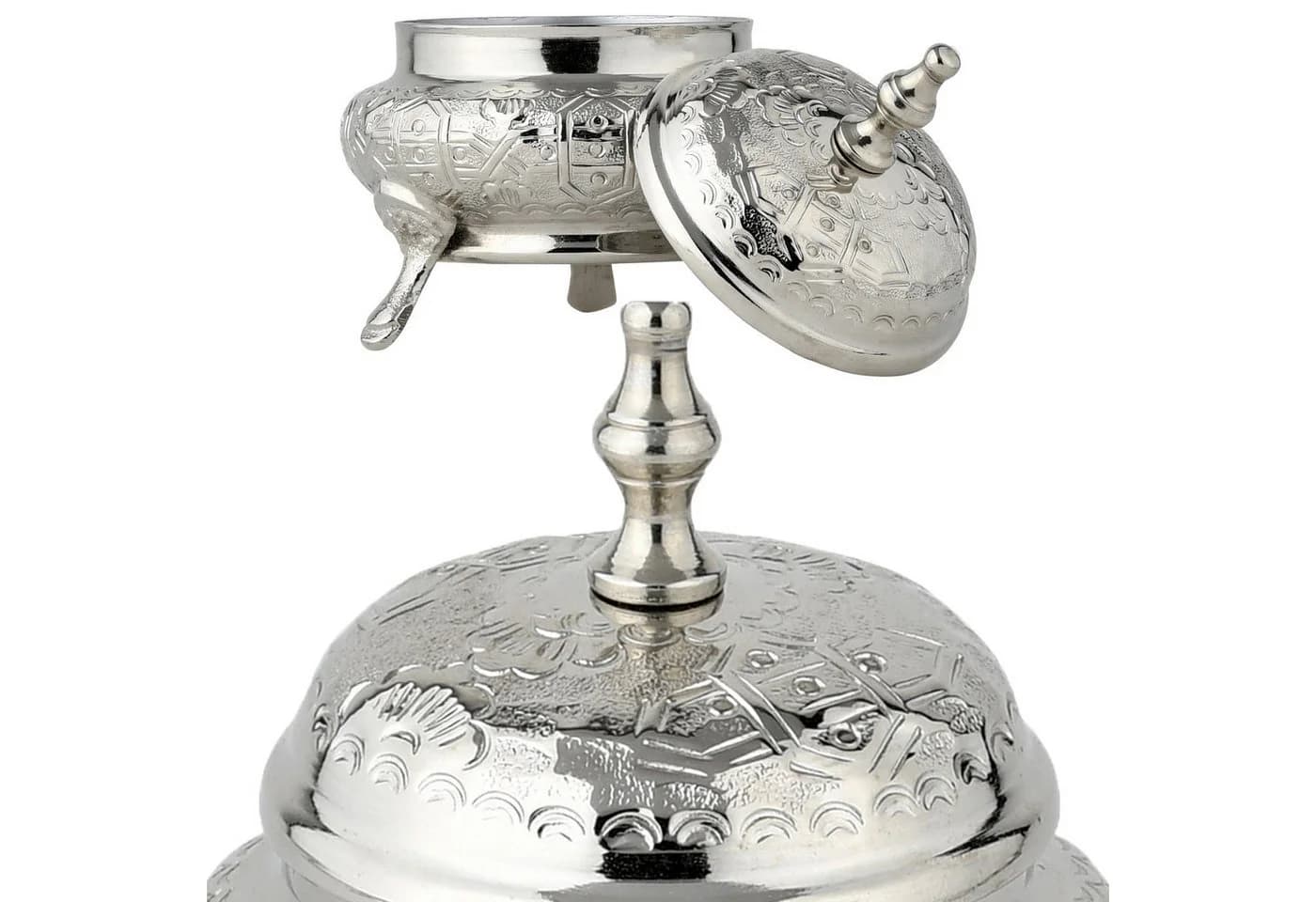 Marrakesch Orient & Mediterran Interior Zuckerdose Nabila Silber Orientalisch