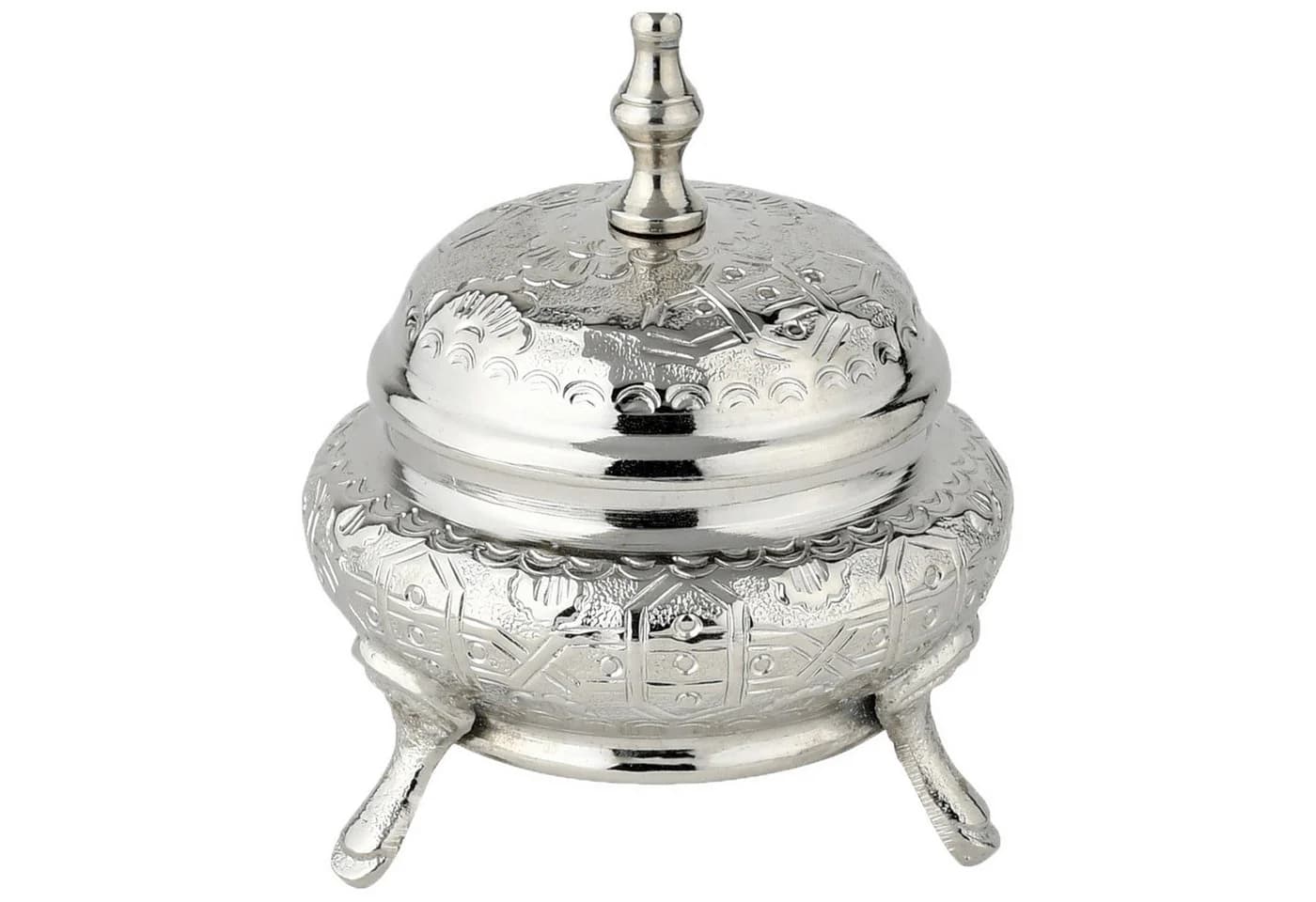 Marrakesch Orient & Mediterran Interior Zuckerdose Nabila Silber Orientalisch - Bild 2
