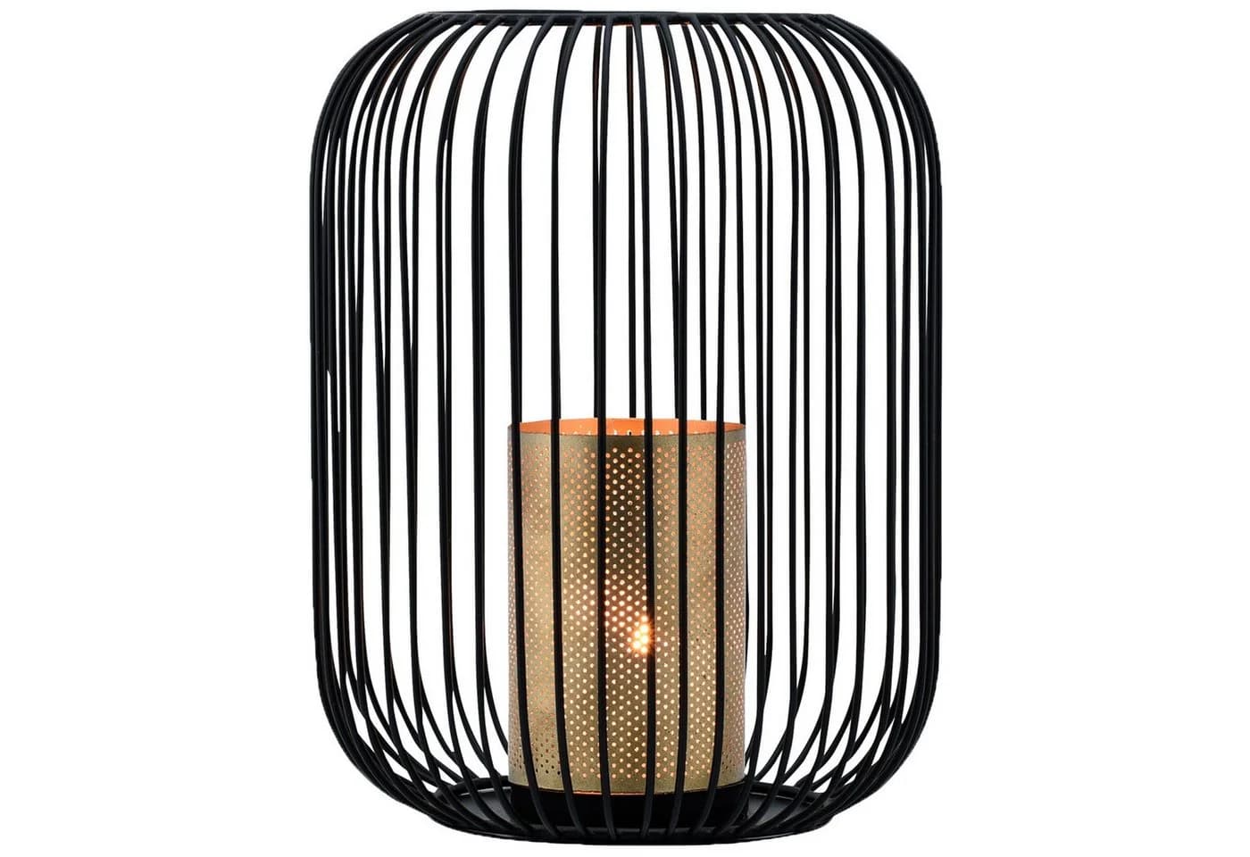 Tesour Teelichthalter Schwarz Metall Skandinavisches Design - Bild 2