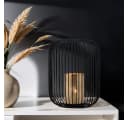 Tesour Teelichthalter Schwarz Metall Skandinavisches Design Bild 4