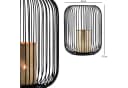 Tesour Teelichthalter Schwarz Metall Skandinavisches Design Bild 5