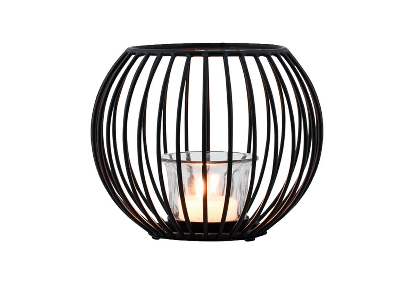Marrakesch Orient & Mediterran Interior Teelichthalter Spectro Schwarz - Bild 2