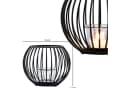 Marrakesch Orient & Mediterran Interior Teelichthalter Spectro Schwarz Bild 3