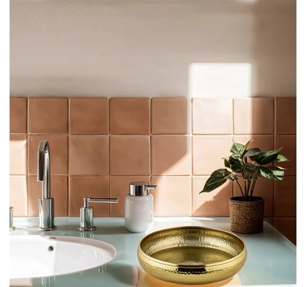 Marrakesch Orient & Mediterran Interior Dekotablett Ästhetic Deko Schale Obstschale Serviertablett Fidan Gold - Bild 4