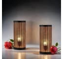 Marrakesch Orient & Mediterran Interior Nachttischlampe 2er Set Schwarz Metall Bild 1
