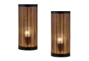 Marrakesch Orient & Mediterran Interior Nachttischlampe 2er Set Schwarz Metall Bild 2