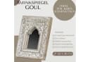 Marrakesch Orient & Mediterran Interior Schminkspiegel Goul 25cm Handarbeit Holz Bild 1