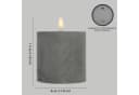 Marrakesch Orient & Mediterran Interior LED-Kerze Zement Design Bild 5