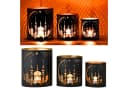 Marrakesch Orient & Mediterran Interior Teelichthalter 3er Set Muslimische Handarbeit Bild 1