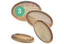 Marrakesch Orient & Mediterran Interior Dekotablett 3er Set Mangoholz Braun Bild 2