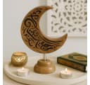 Marrakesch Orient & Mediterran Interior Dekofigur Halbmond Mangoholz Bild 1